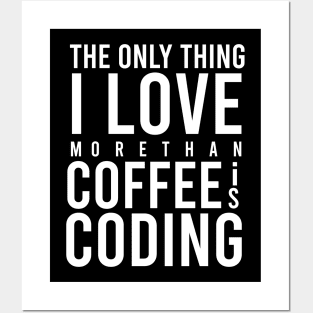 Coding and Coffee Posters and Art